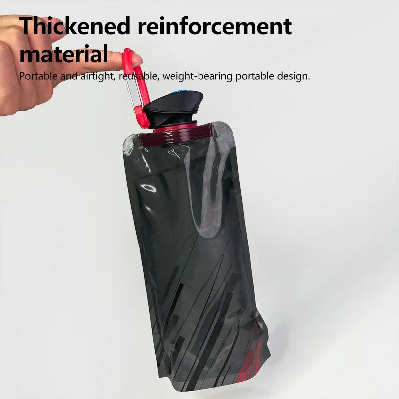 Portable Ultralight Foldable Water Bag Duckbill Folding Sports Outdoor Fitness Cycling Portable Storage Large Capacity Wate Bag