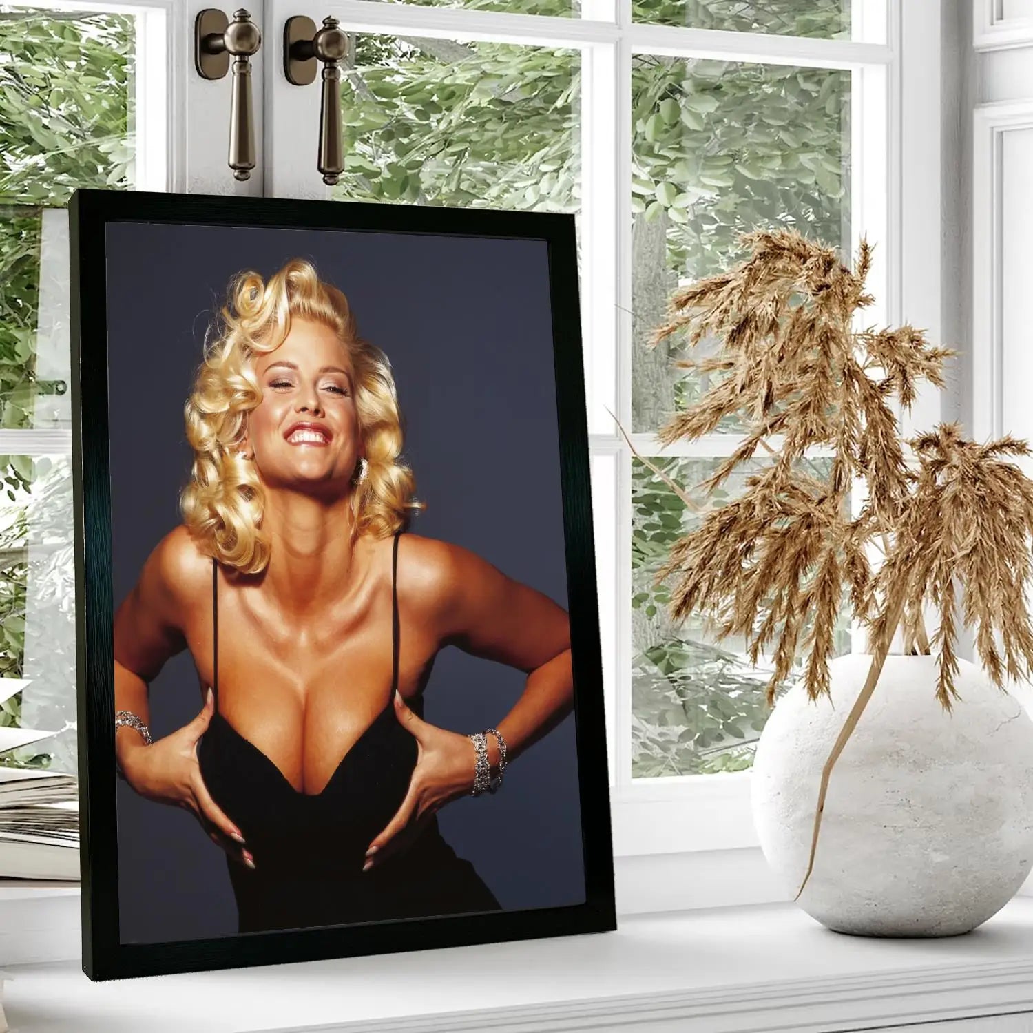 anna nicole smith Poster Prints Wall Art Canvas Painting Poster For Modern Family Living Room Home Decor