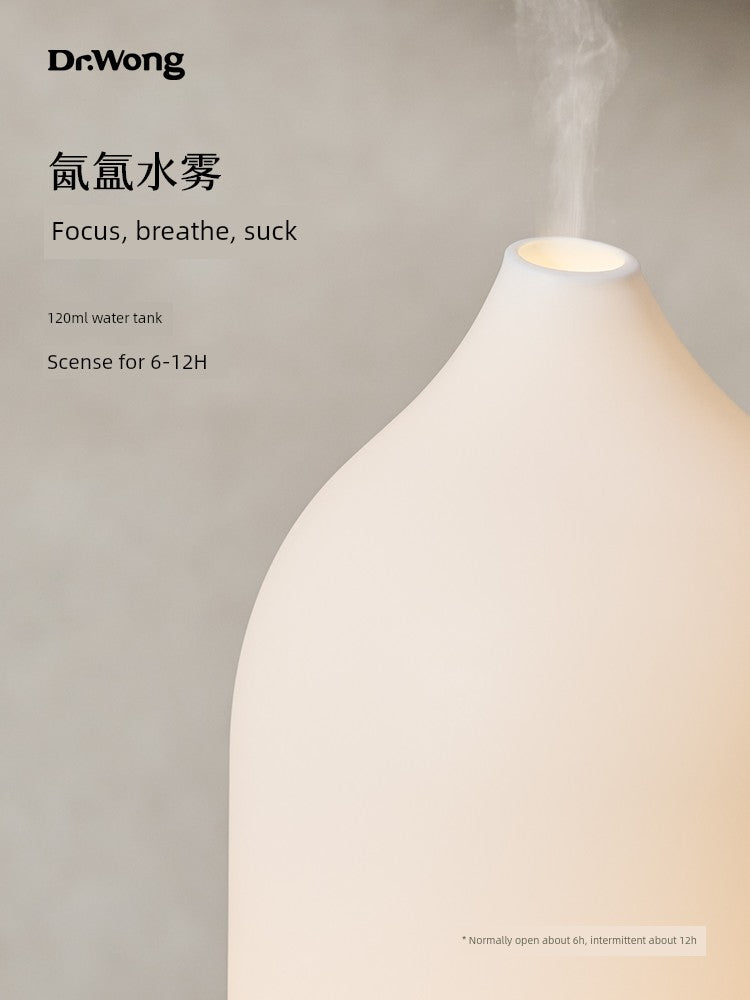 Dr.Wong Warm Moon Ultrasonic Aroma Diffuser 6 Hours Fog Organic Essence Oil Intelligent Humidifier Diffuse