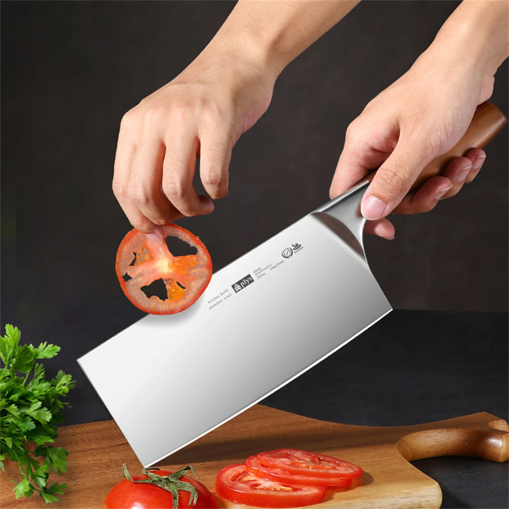 17-Inch Stainless Steel Cleaver – Precision and Strength for Every Cut