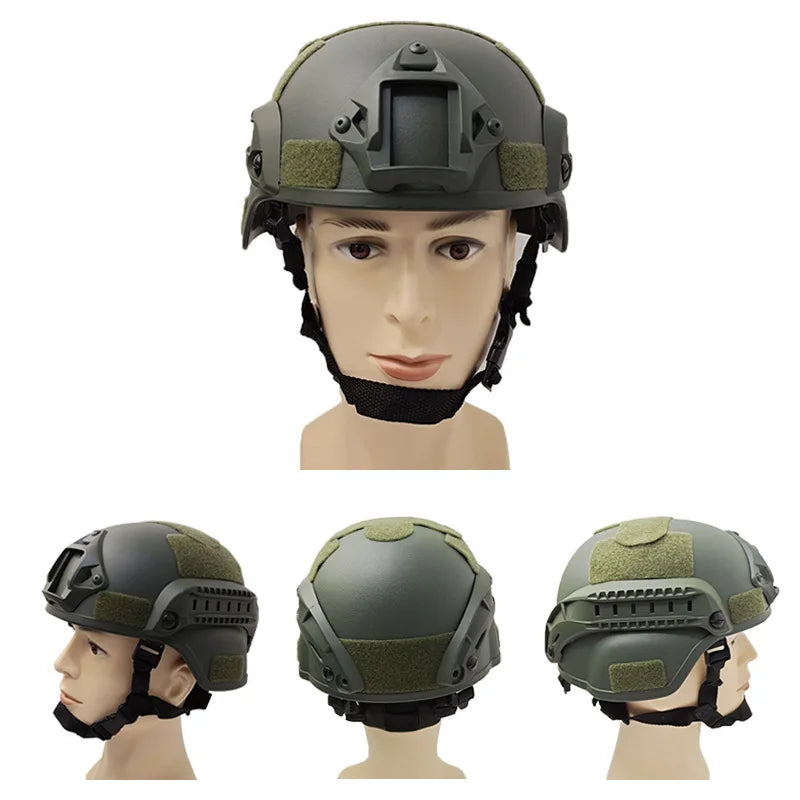 FAST Helmet MICH2000 Airsoft MH Tactical Helmet Outdoor Tactical Painball CS SWAT Riding Protect Equipment