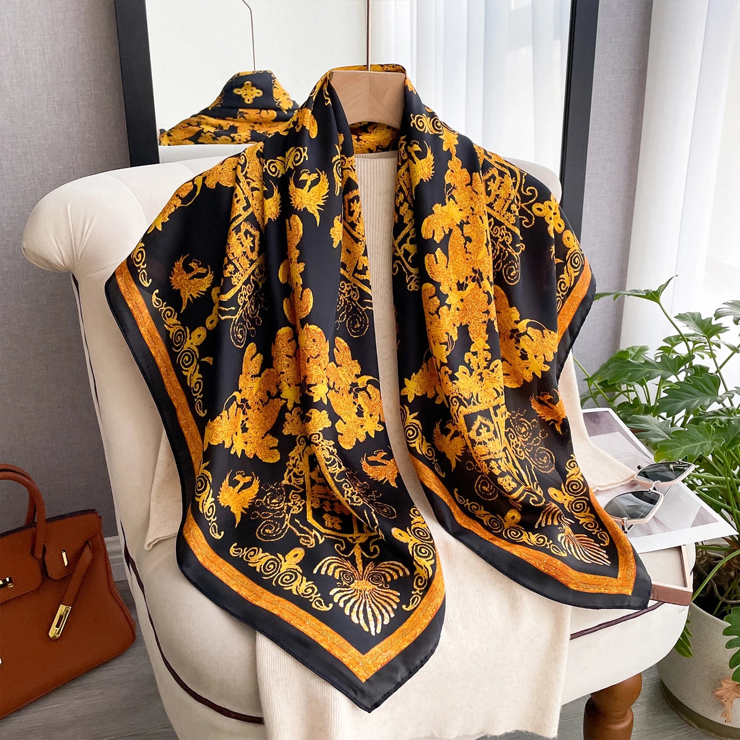 Women's Fashion Print Scarf – Lightweight & Stylish