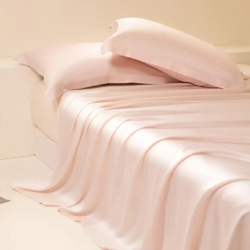 Luxury Bamboo Fiber Flat Sheet Set – 3-Piece Bedding Collection