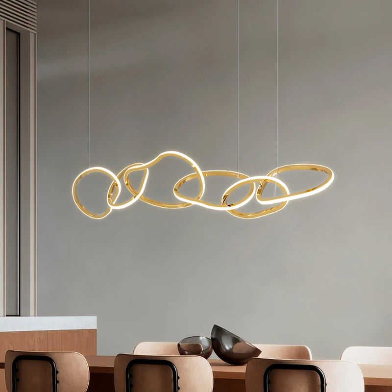 Modern LED Pendant Light – Adjustable Cord Hanging Fixture