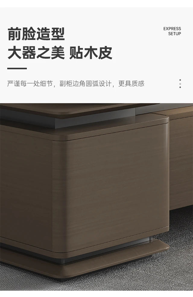 Drawers Organizers Office Desk Supplies Luxury European Floor Computer Desks L Shaped Monitor Mesa Escritorio Modern Furniture