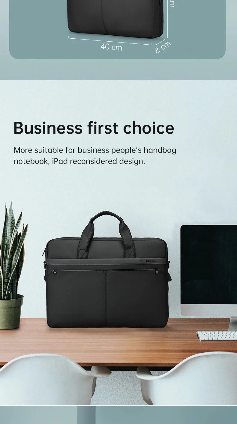 14''15.6''Laptop Bag Briefcase Men Designer Bag Handbag Luxury Shoulder Business Work Business Tote Office Storage Attache Case