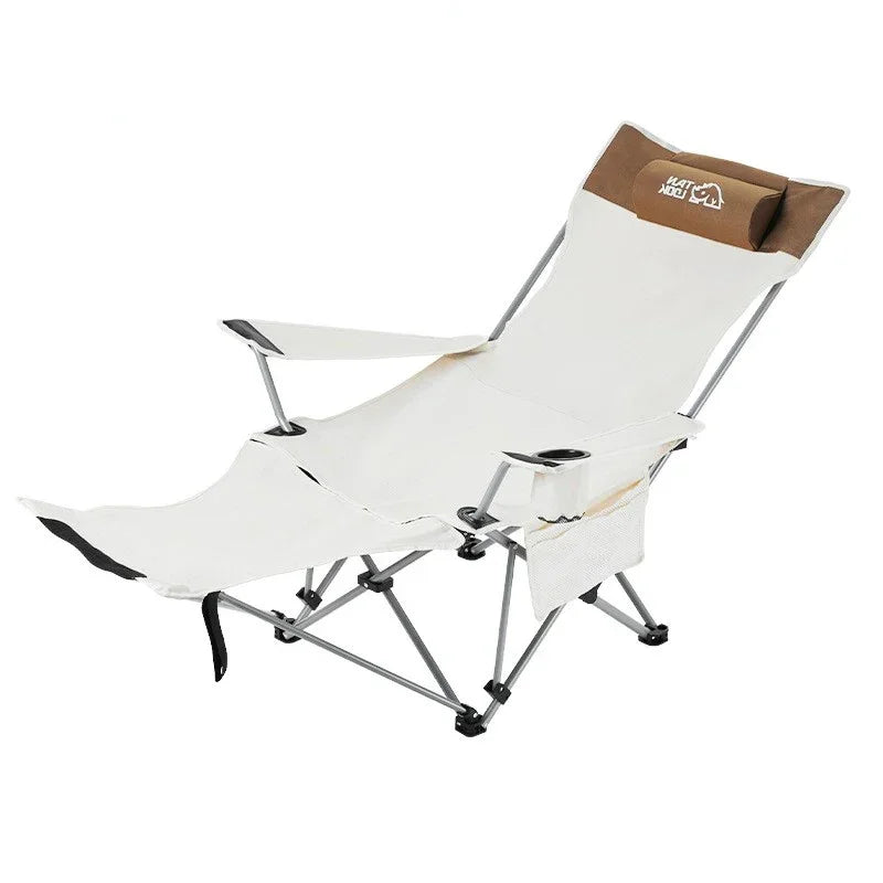 Outdoor Fishing Chair Ultra Lightweight Portable Foldable Lying Chair Adjustable Director Chair Camping Art Student Bed