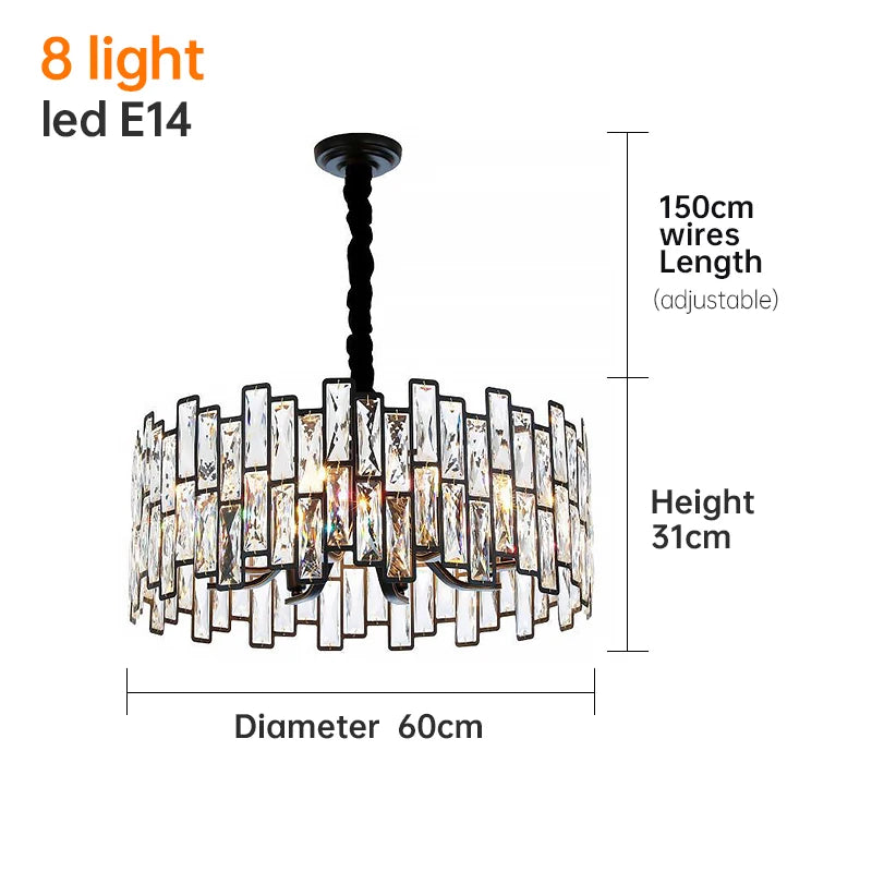 Elegant Crystal Pendant Light