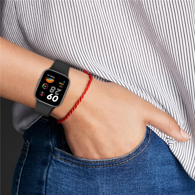 NEW Silicone WatchBand Strap For Xiaomi Redmi Watch 3 SmartWatch Band WristBand XiaoMi Redmi Watch 3 Active Case Protector Cover