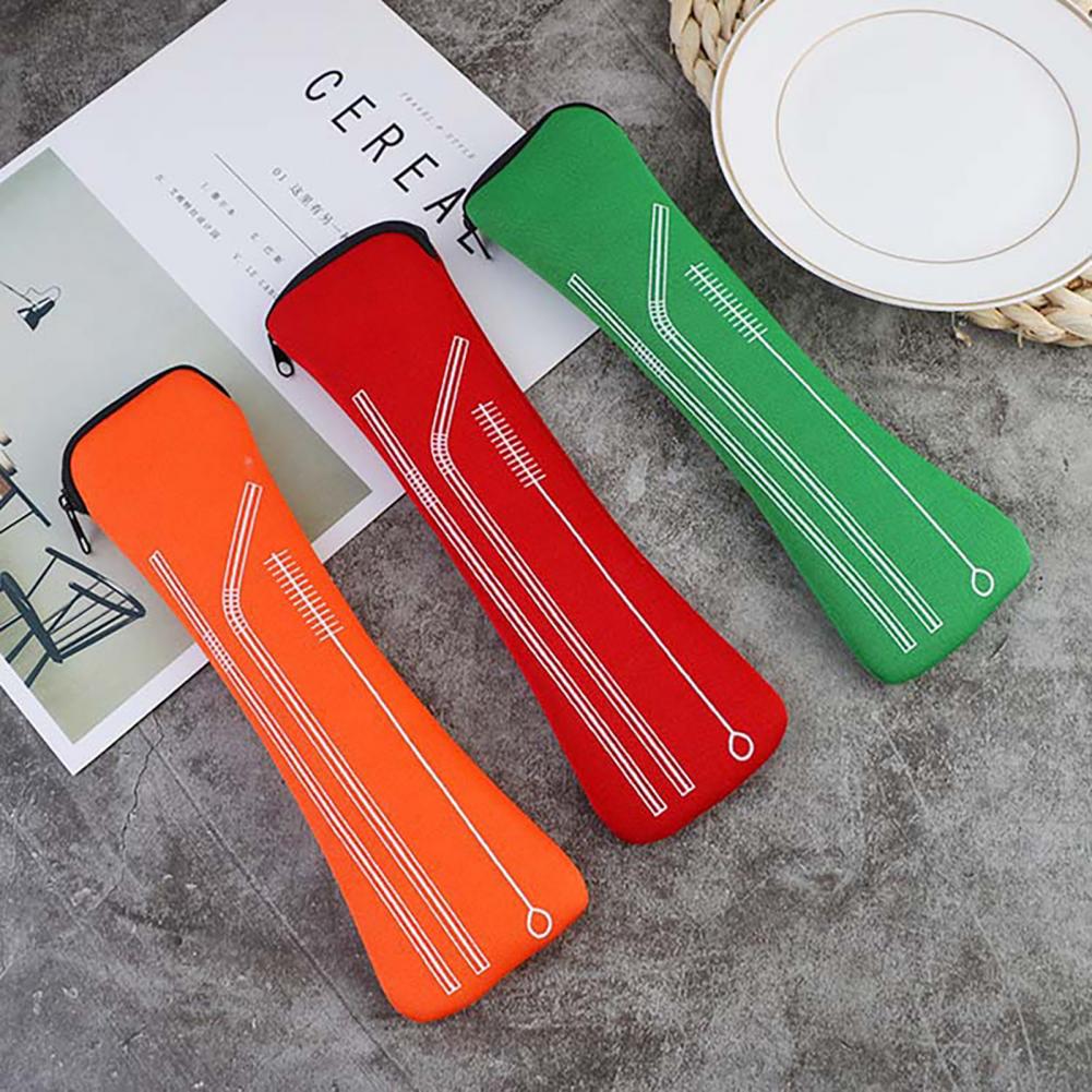 Premium Fork Spoon Bag  Stain-resistant Diving Material Dinnerware Bag  Tableware Spoon Fork Storage Pouch