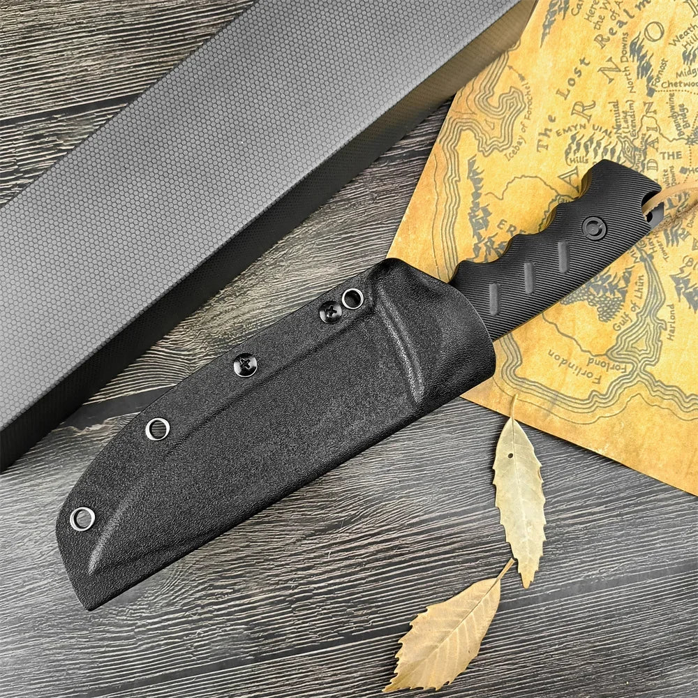 Portable Full Tang Tactical Fixed Knife 8Cr13Mov Blade G10 Handle Outdoor Hunting Camping Knives Military Self-defense EDC Tool