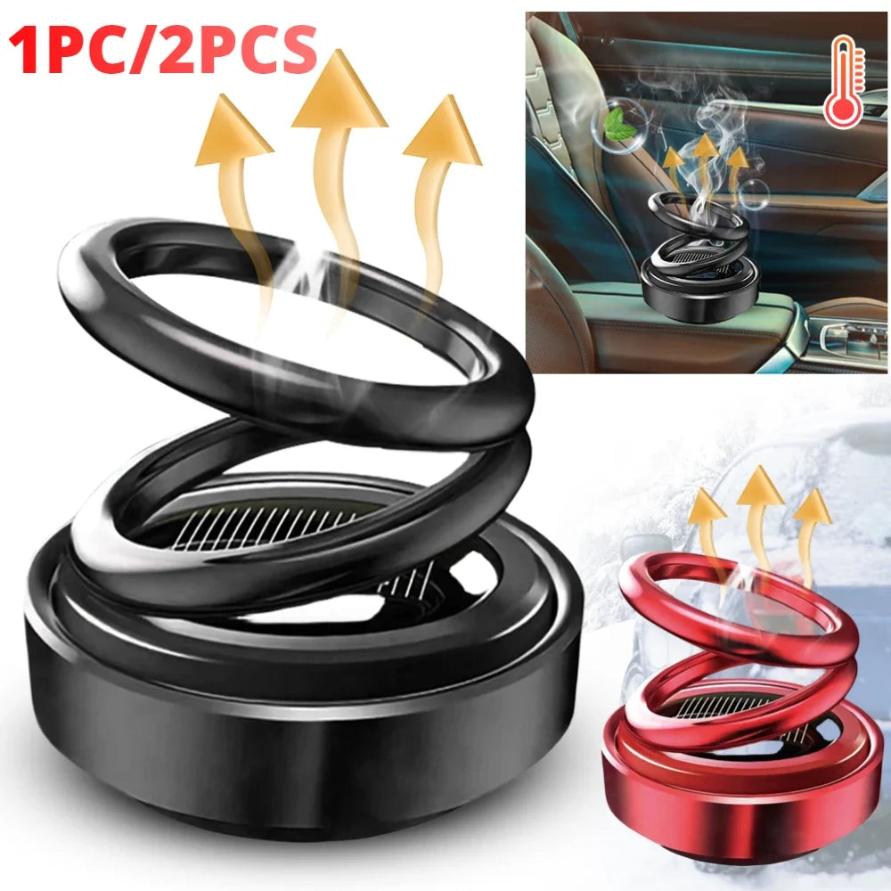 Portable Kinetic Mini Heater Car Air Freshener Solar Powered Kinetic Molecular Heater Air Purifier Diffuser Fast Heating