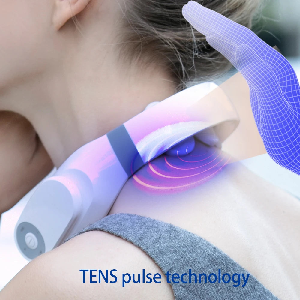 New Product Ideas 2024 Smart Health Wellness Neck Care Massager TENS Heating Therapy Muscle Pain Relief cervical Massage Device