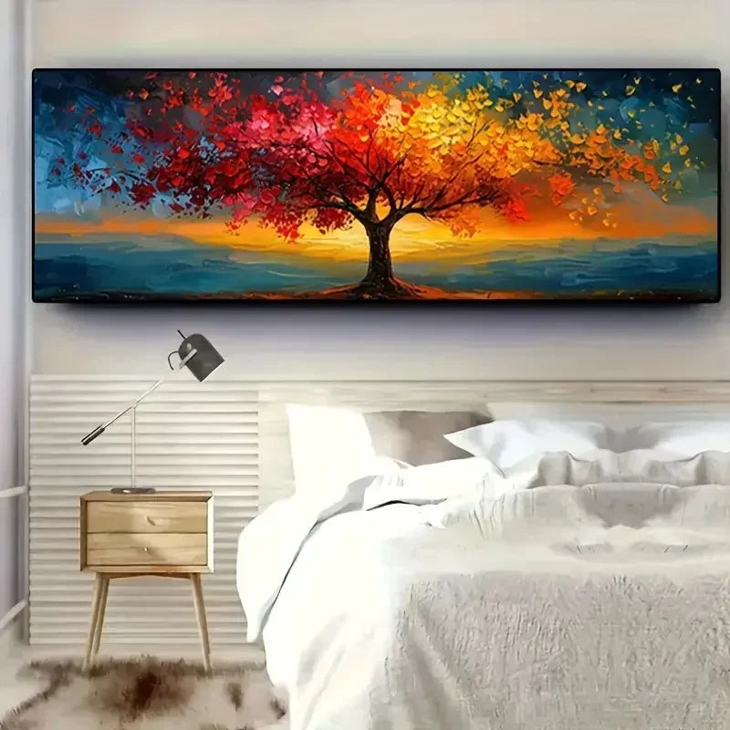 Modern Landscape Canvas Print – Unframed Wall Art