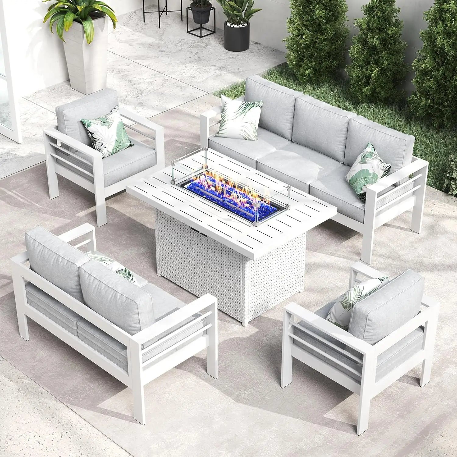 Outdoor Aluminum Patio Furniture Set – Comfortable & Stylish