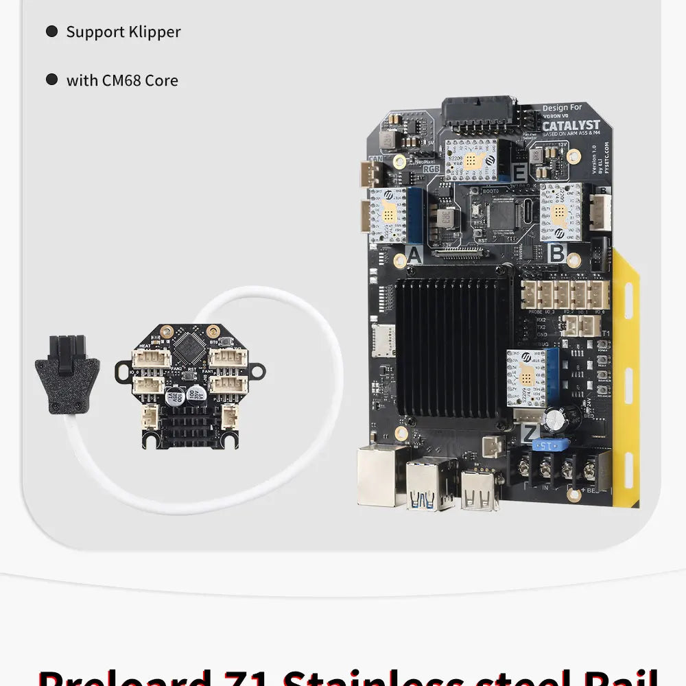 FYSETC Voron 0.2 R1 V1.1 Pro Corexy 3d Printer Upgraded Kit with Catalyst Kit V2.0 and M36 Motherboard Sailfish High flow Hotend