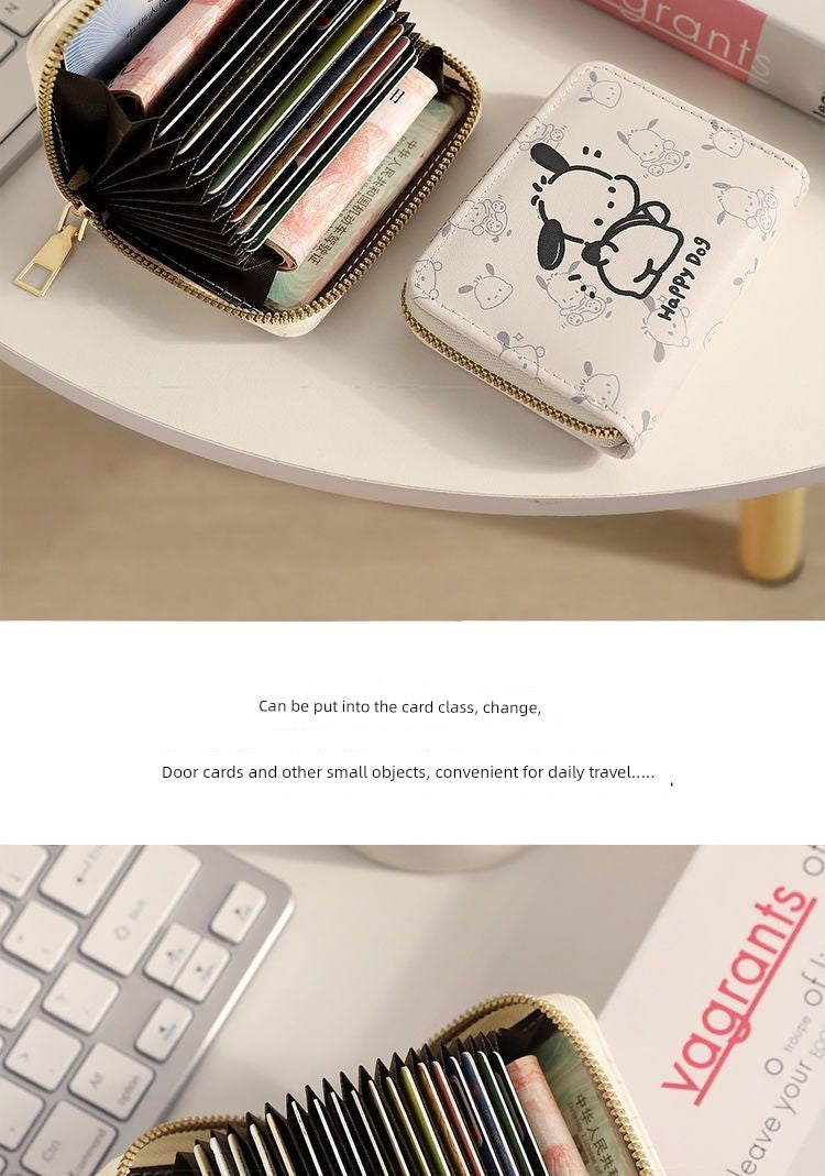 Ultra-Thin Compact Cute Portable Anti-Degaussing Card Holder