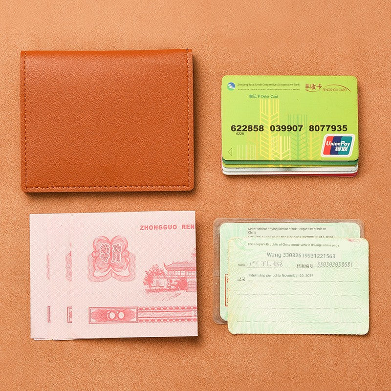 Small Bank Minimalist Thin Anti-Degaussing Card Holder