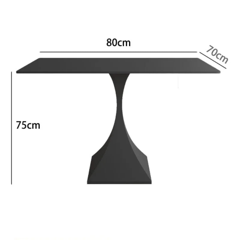 Modern Slate Dining Tables Black Design Bistro Receptionist Bar Table Minimalist Balcony Muebles De Cocina Furniture HD50CZ