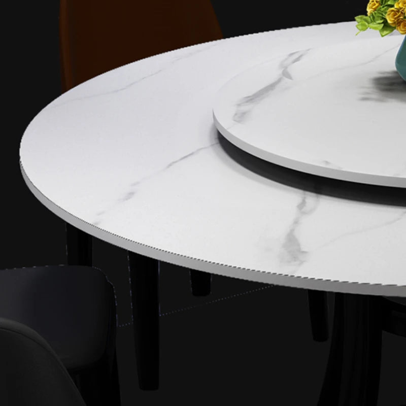 Design Round Dining Tables Grey Minimalist Nordic Marble Center Table Simple Modern Mesas De Jantar Kitchen Furniture HD50CZ