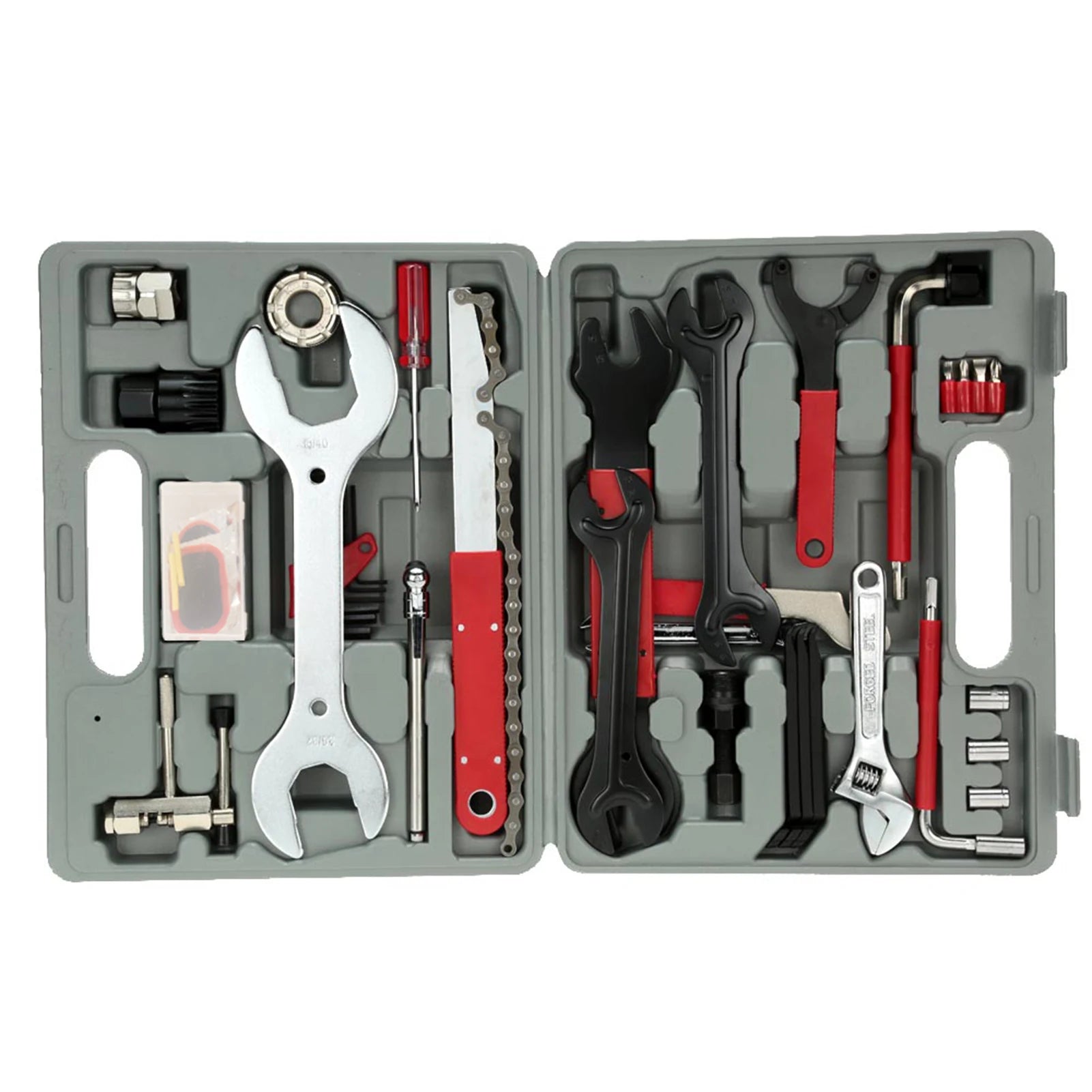 Lixada Portable Multifunctional Cycle Bicycle Bike Repair Tool Kit Set Includes Different Kinds of Carbon Steel Tools