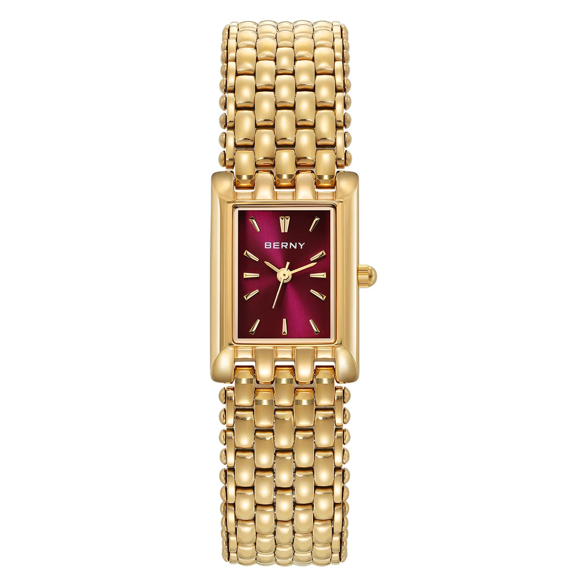 Elegant Square Quartz Wristwatch