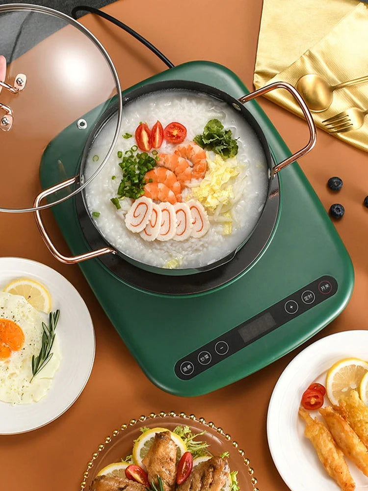 Nordic Oil Frying Pan Light Luxury Kitchen High-end Cookware Household Stainless Steel Soup Pot with Diversion Port Two Ears