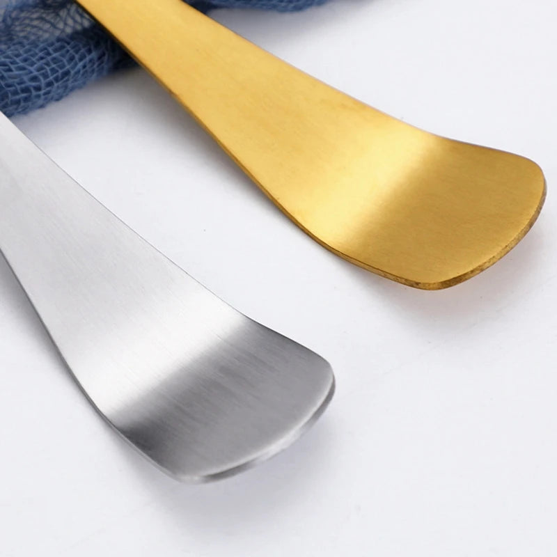 Stainless Steel Bar Spoon Easy Use Ergonomic Design Handle Durable Tool Convenient and Pactical Gift for Home Kitchen