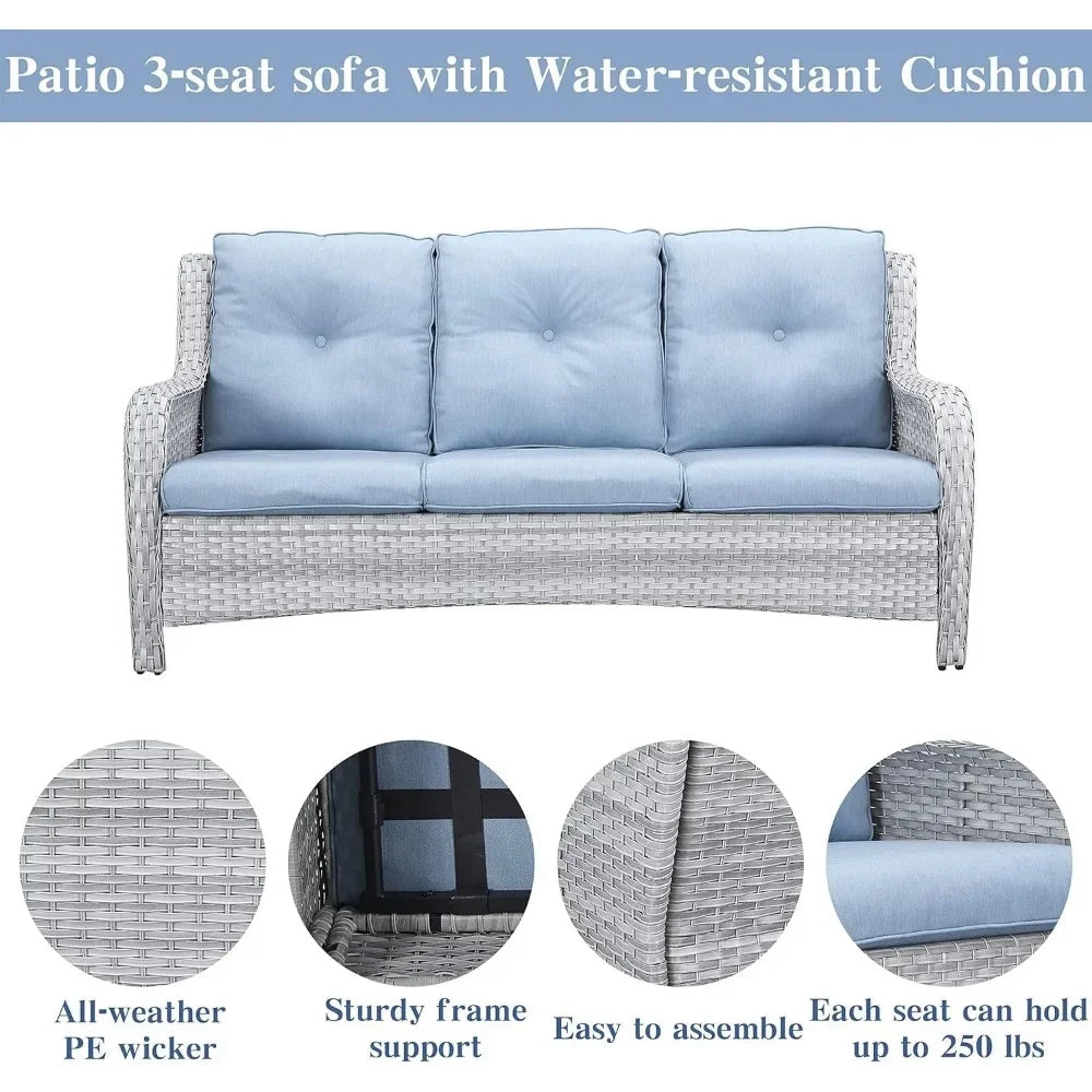 8-Piece Patio Furniture Set – Comfortable and Stylish Outdoor Seating