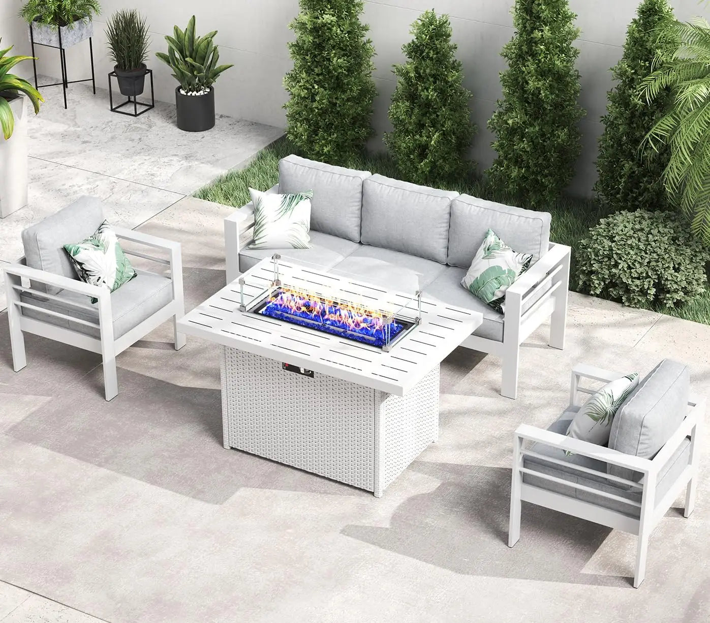 Outdoor Aluminum Patio Furniture Set – Comfortable & Stylish