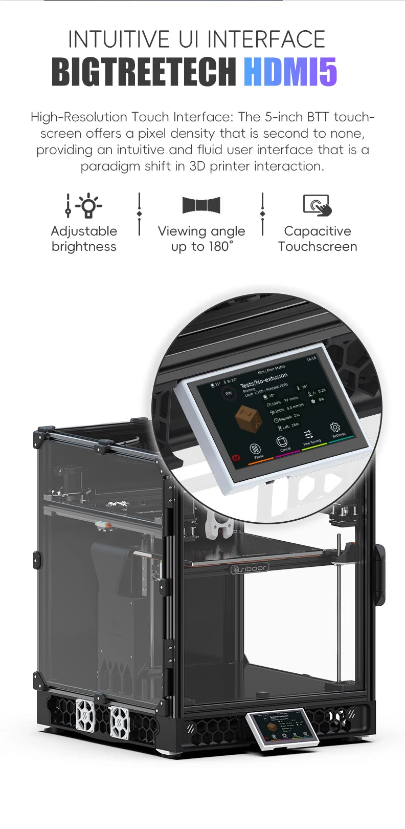 Voron Trident SIBOOR [June,2024] CNC Metal Structure 4AWD CoreXY 3D Printer Upgraded Stealthburner DIY 3D Printer Full Kits