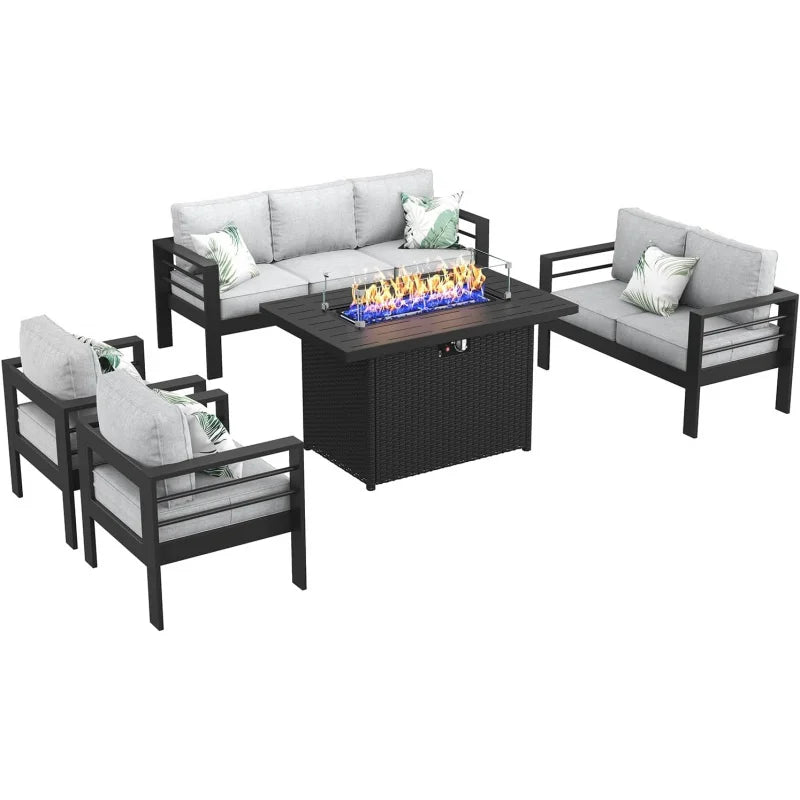 Outdoor Aluminum Patio Furniture Set – Comfortable & Stylish