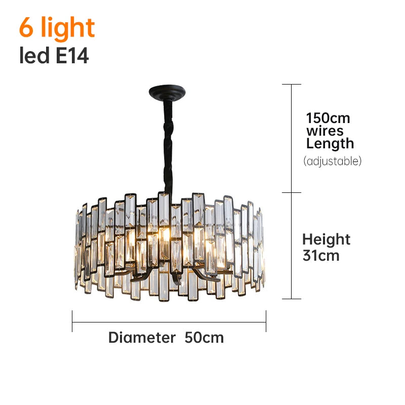 Elegant Crystal Pendant Light