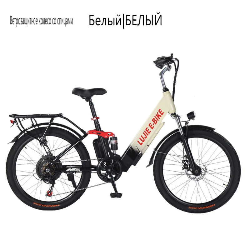 FEIVOS B3 Factory wholesale 350W36V electric bicycle with mid mounted shock absorber, adult lithium battery electric bike