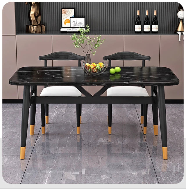 Modern Simple Dining Table Nordic Design Bistro Coffee Center Tables Minimalist Wine Mesas De Jantar Kitchen Furniture HD50CZ