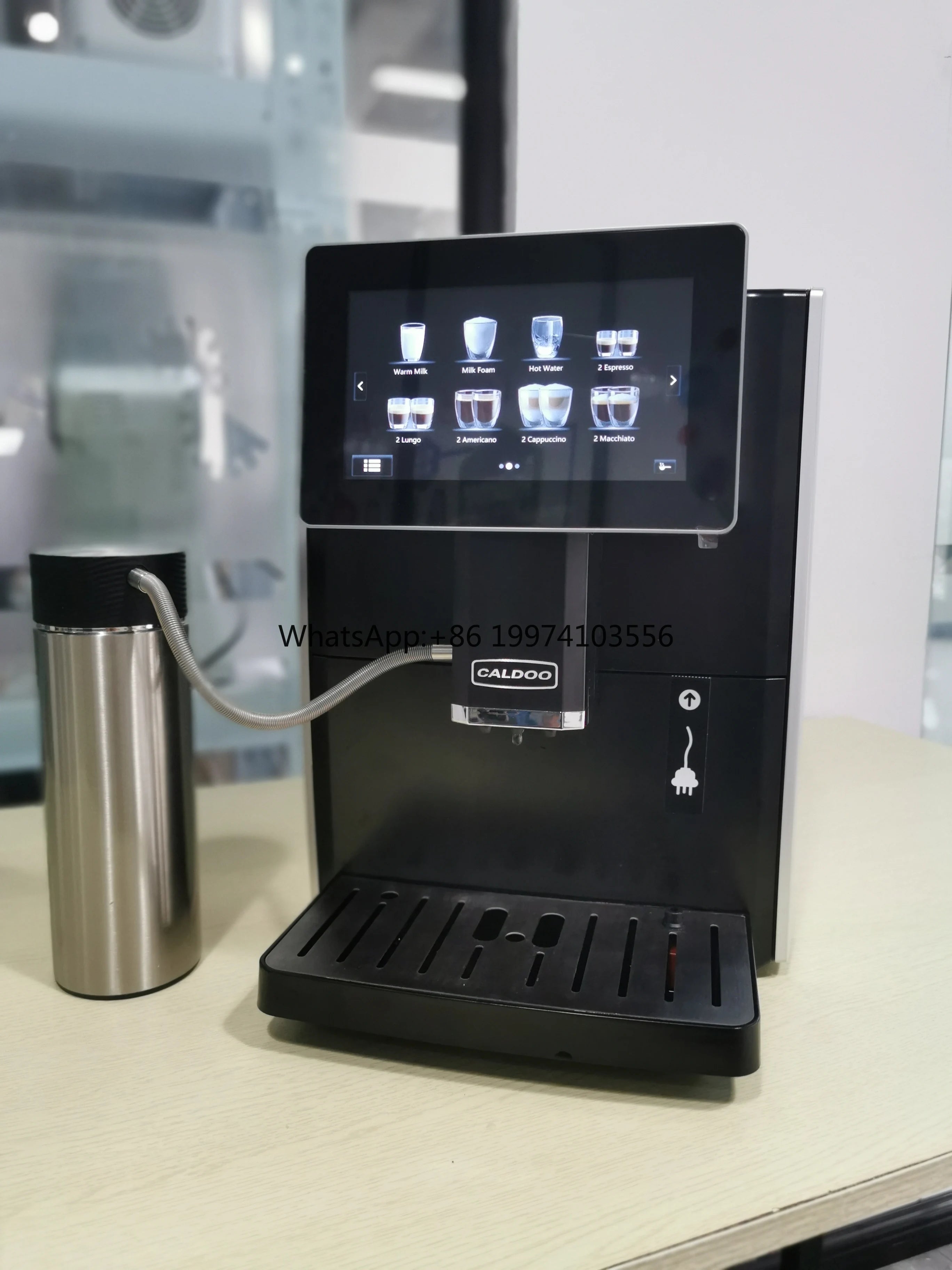 Luxury Household Fully Automatic Intelligent Espresso Coffee Maker Machine With Touch Screen Display