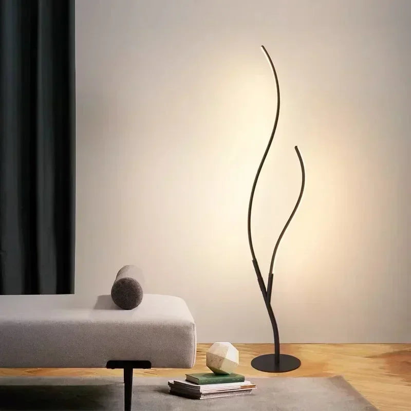 Modern LED Creative Branches Modeling Floor Lamp For Living Room Bedroom Indoor Home Decoration Fashion Light Luster Fixtures