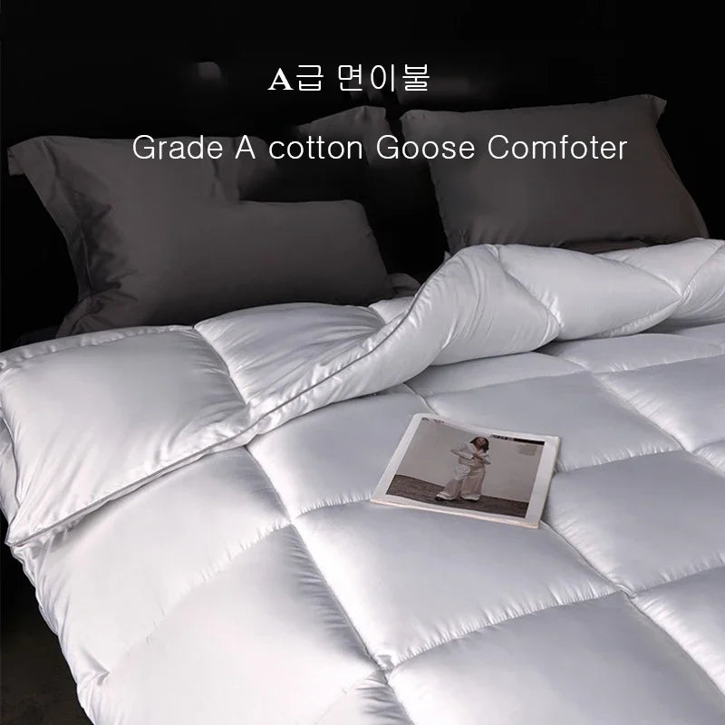 New Down Quilt Hotel Summer Thin Breathable And Comfortable Goose Down Quilt High-End Bedding Blanket Summer