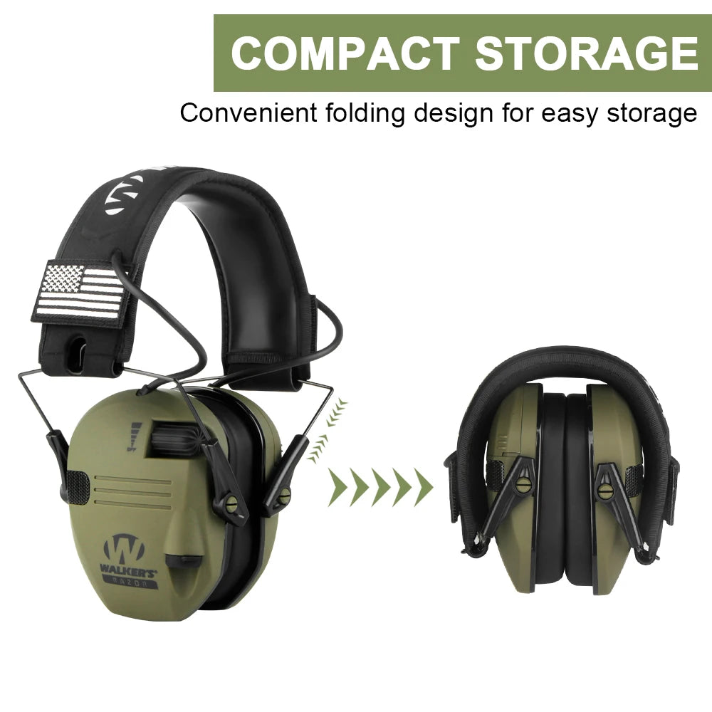 Original Tactical Electronic Shooting Earmuff Outdoor Sports Anti-noise Headset Impact Sound Amplification Hearing