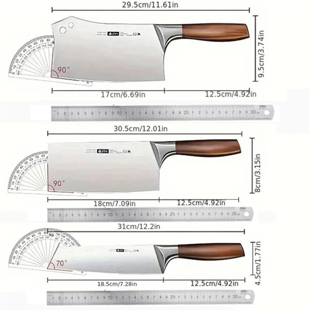 17-Inch Stainless Steel Cleaver – Precision and Strength for Every Cut