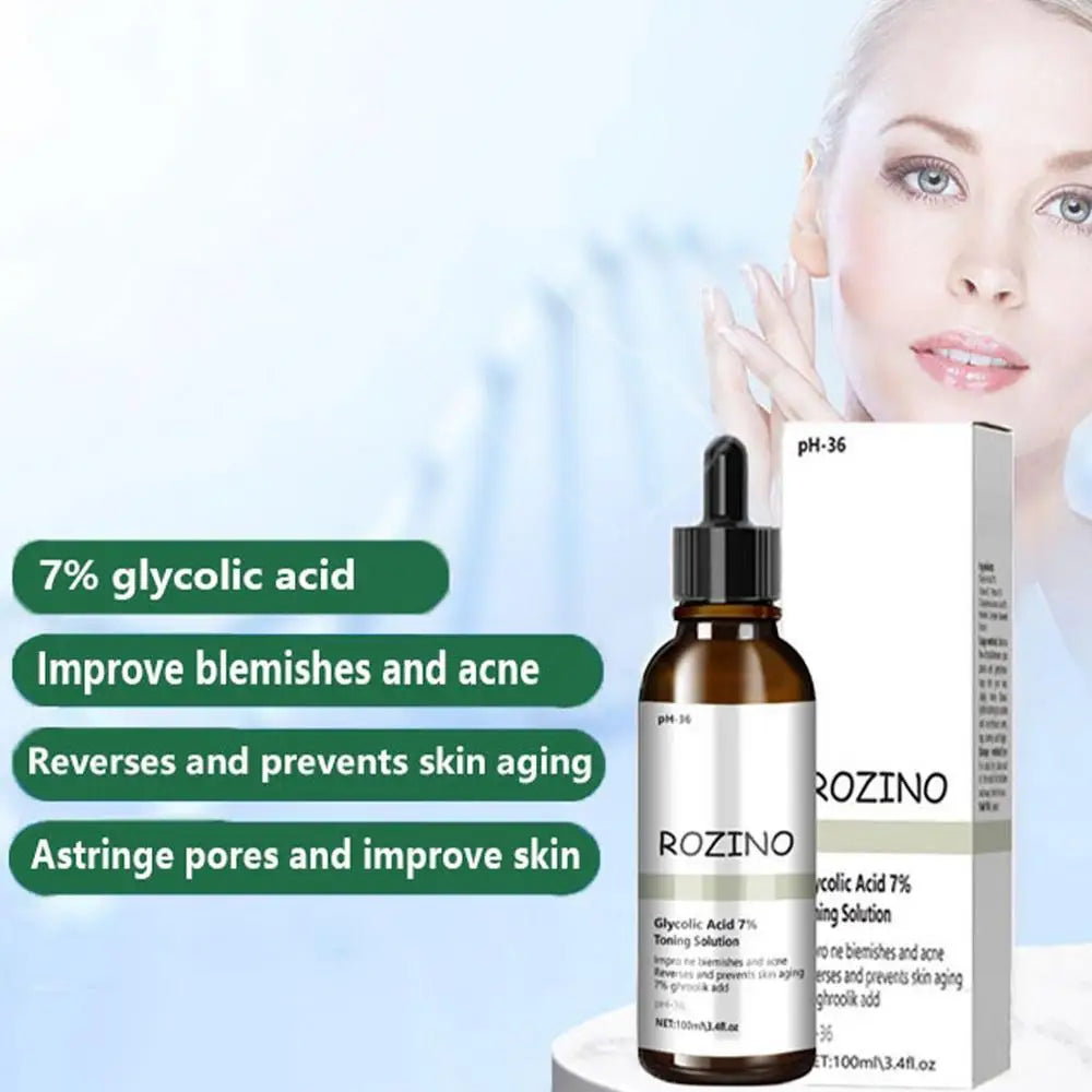 Glycolic Acid Facial Toner Glycolic Acid Essence 100ml Deep Moisturizing Essence For Pore-reducing Skin Tone Brightening 100ml