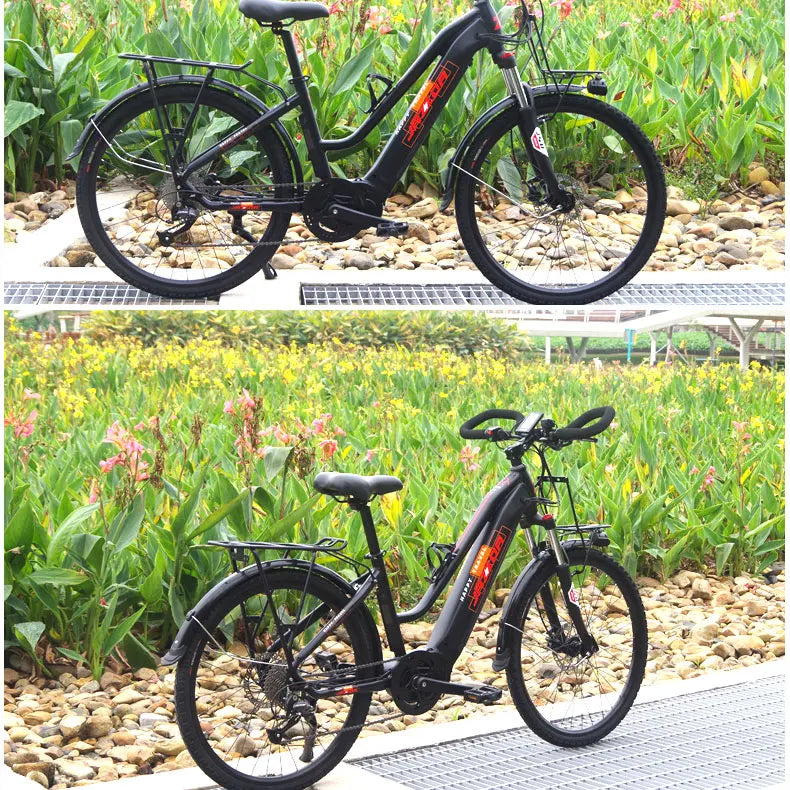 26inch electric torque mid-drive power-assist travel mountain bike 45km/h two-wheeled pedal long-distance travel variable ebike