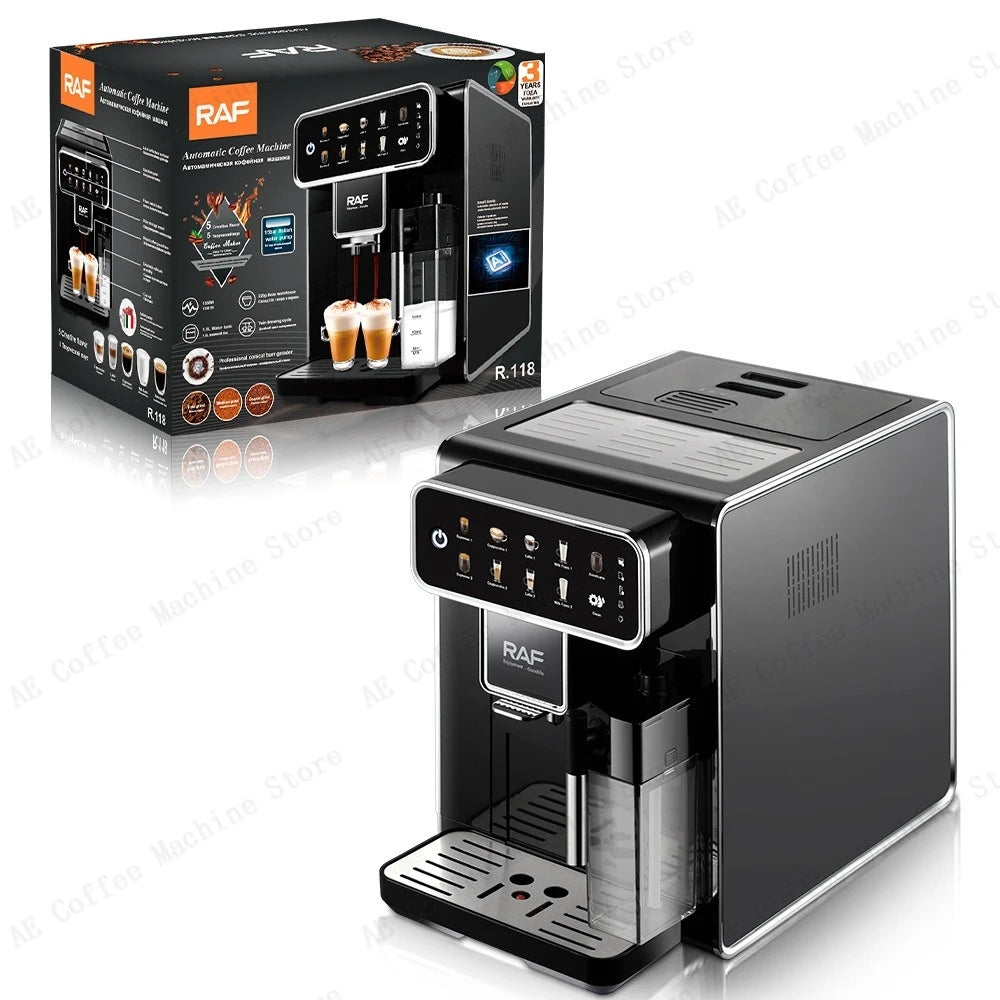 Fully Automatic Coffee Machine with Milk Frother,Multifunctional Fancy Coffee Machine,Satisfy Your Multiple Tastes