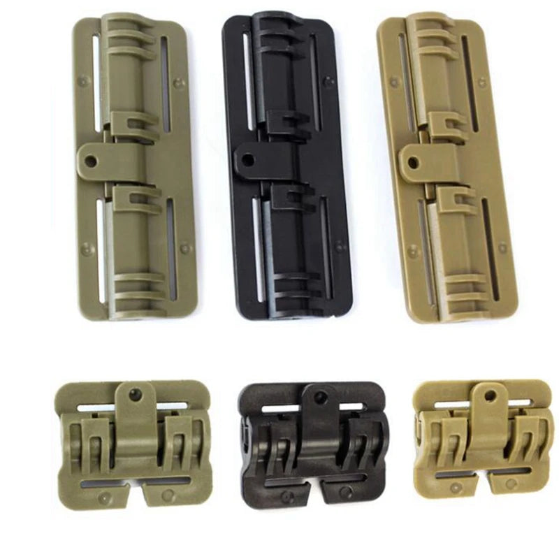 Vest Quick Release Buckle Set, Molle Quick Disconnect Side Entry Conversion with Hook Loop Fastener for Plate Carrier Outdoor Hu