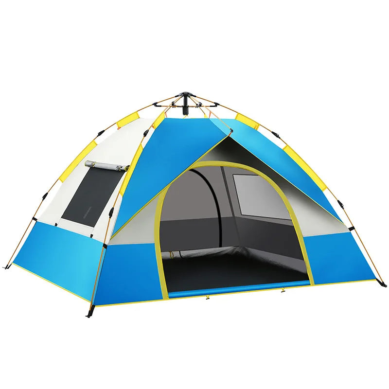 2-3-4 People Automatic Tent Quick-Opening Sun Protection Camping Tent Ultralight Portable Hiking Travel Tent No Build Required