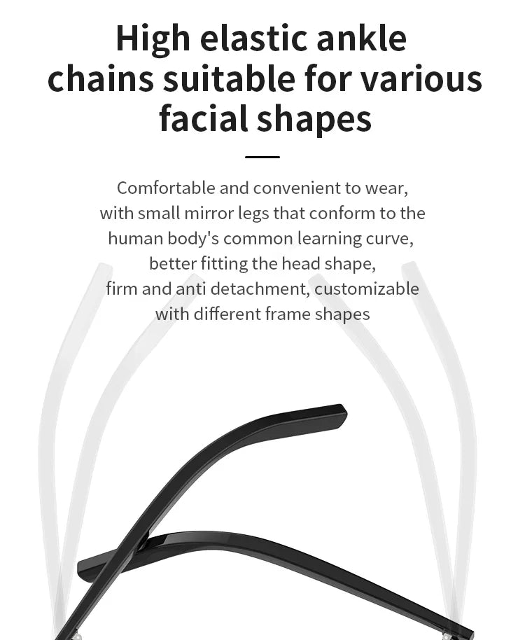 Camera Smart Glasses Bluetooth Call Voice Assistant Listen Music Glasses Smart Sports Polarized Sunglasses Anti-Blue Eyeglasses