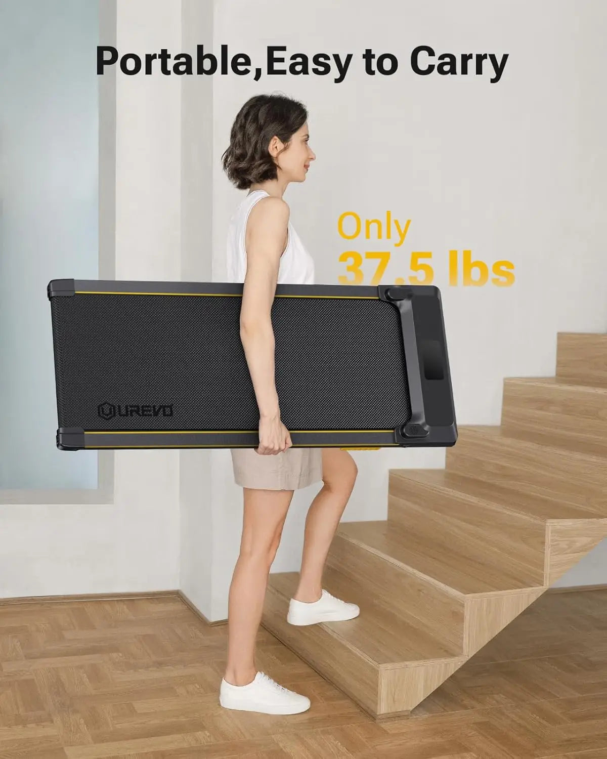 Under Desk Treadmill, Walking Pad 2 in 1 for Home/Office, Portable Walking Pad Treadmill with Remote Control, LED Display