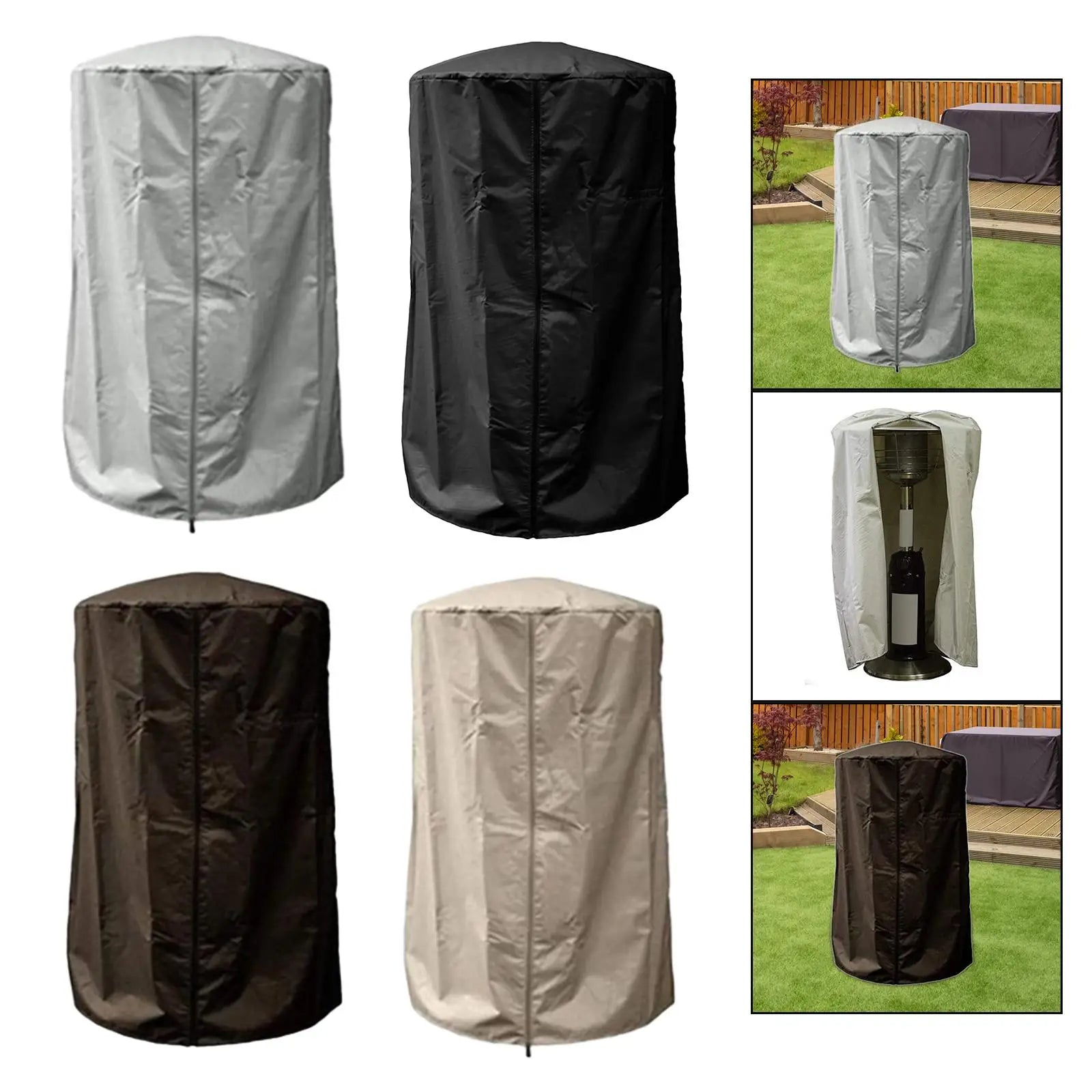 Heater Cover Heavy Duty Garden Storage Bag Durable Fabric Dustproof for round stand up heater dustcover waterproof