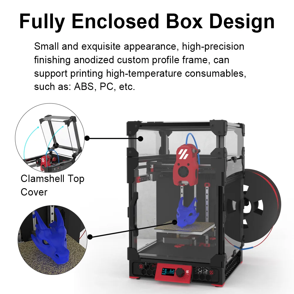 FYSETC Voron 0.2 R1 V1.1 Pro Corexy 3d Printer Upgraded Kit with Catalyst Kit V2.0 and M36 Motherboard Sailfish High flow Hotend