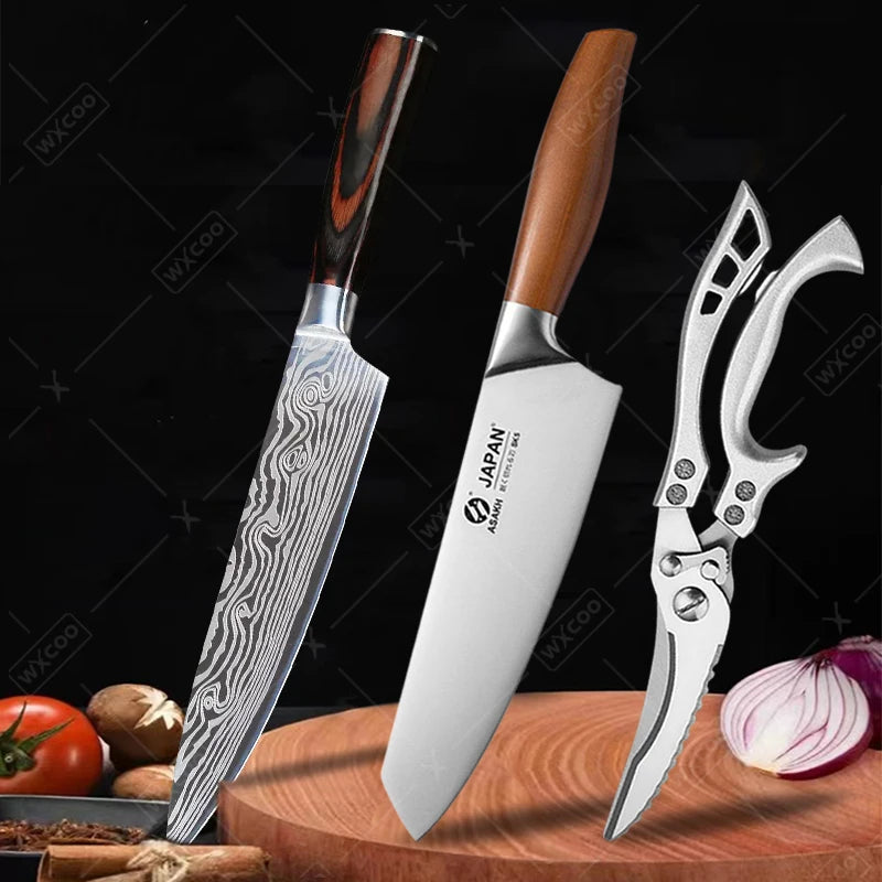 Precision Steel Chef’s Knife Set